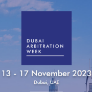 Dubai Arbitration Week